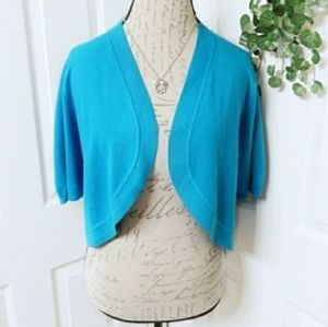 Avenue Blue Shrug Size 14